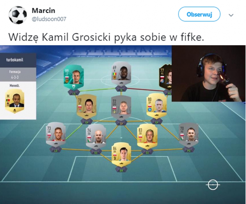 PRAWDOPODOBNIE tak wygląda skład Kamila Grosickiego w grze FIFA 19